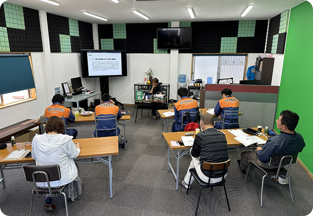 安全講習の様子